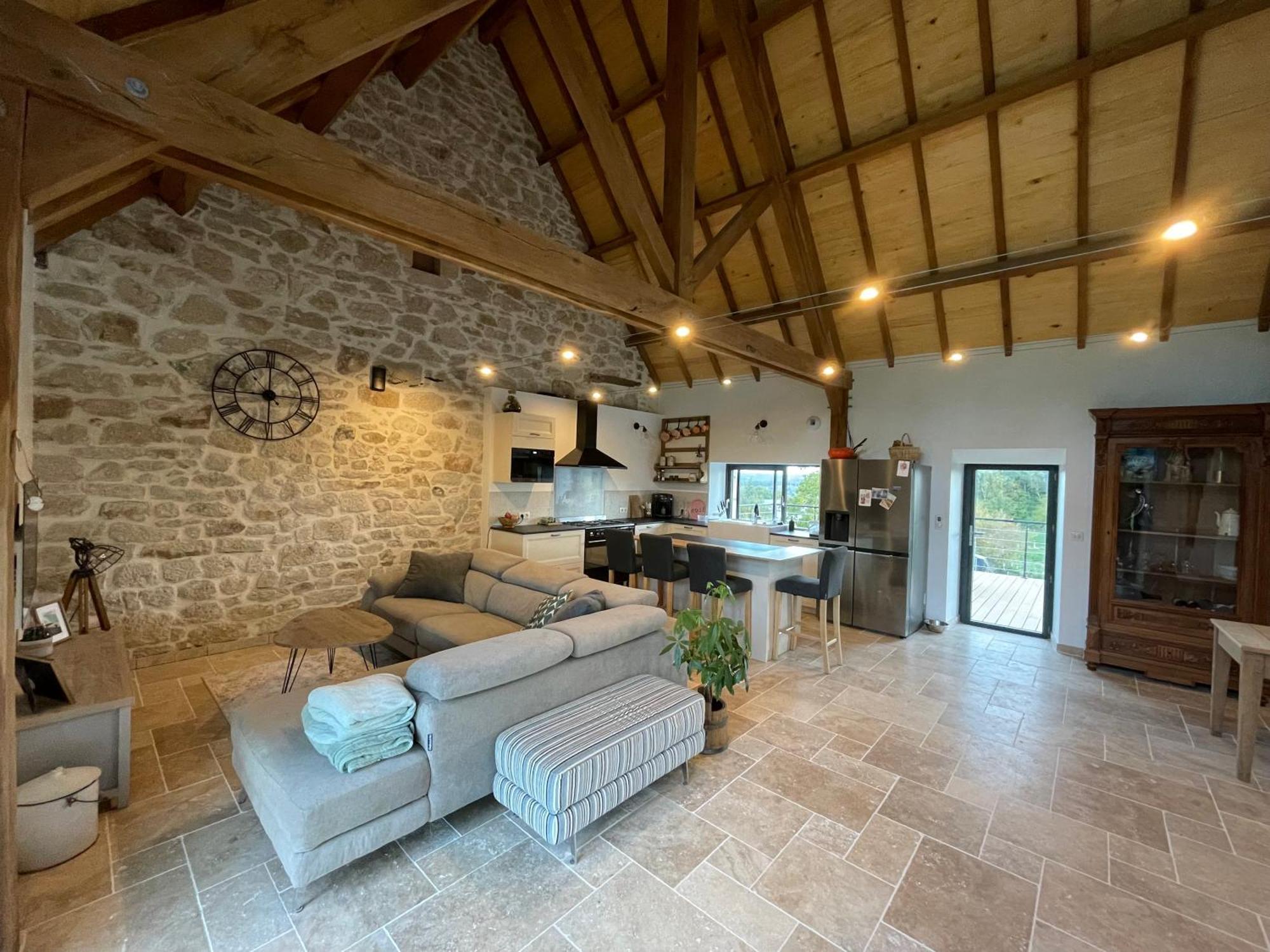 Ancienne Grange Renovee En Xaintrie Villa Hautefage Eksteriør bilde